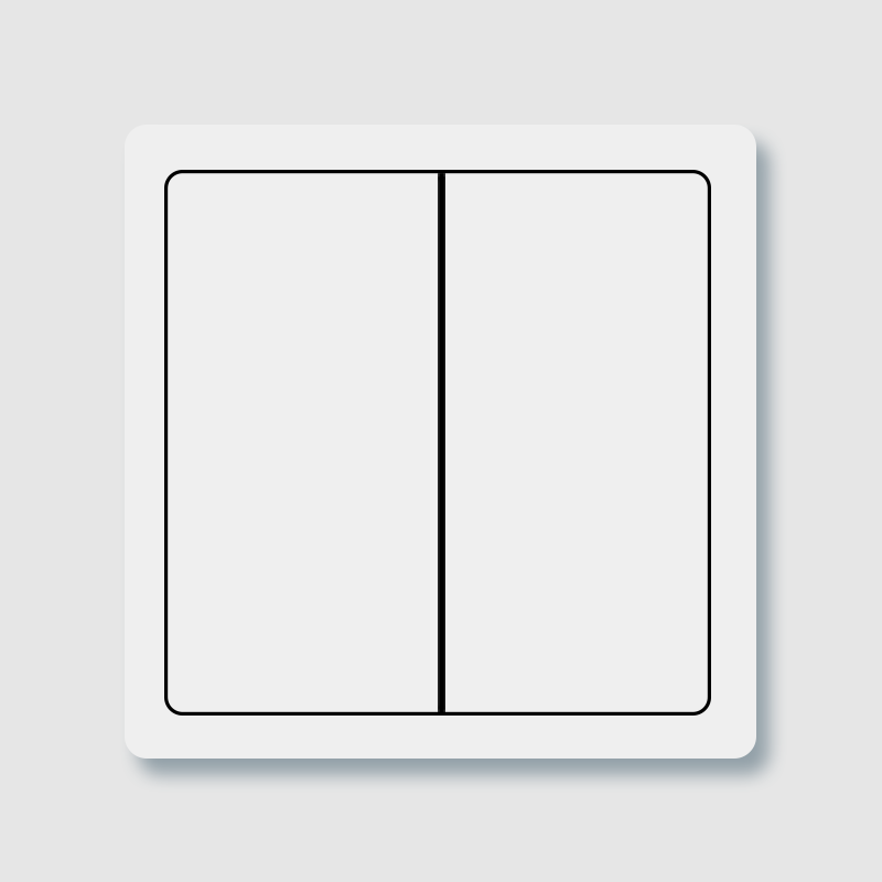 KS2006<br>16AX 250V two gang one way switch<br>KS2008<br>16AX 250V two gang two way switch