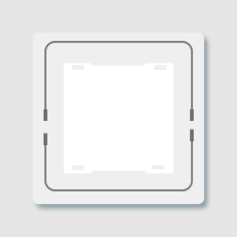 KS2031<br>one gang front plate